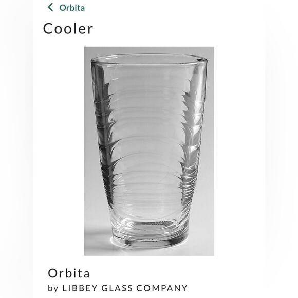 6 Libbey Orbita Cooler Water or Tea Drinking Glasses‎ - Like NEW - Picture 6 of 6
